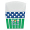 Football French Fry Favor Box - Front View