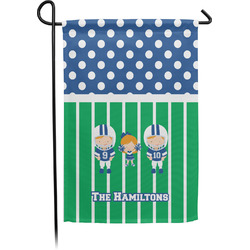 Football Small Garden Flag - Single Sided w/ Multiple Names