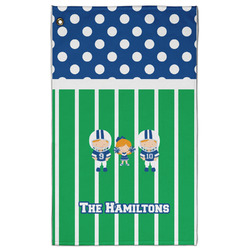 Football Golf Towel - Poly-Cotton Blend - Large w/ Multiple Names