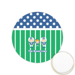 Football Printed Cookie Topper - 1.25" (Personalized)