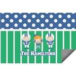 Football Indoor / Outdoor Rug - 6'x8' w/ Multiple Names