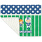 Football Linen Placemat - Folded Corner (single side)