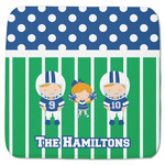 Football Memory Foam Bath Mat - 48"x48" (Personalized)