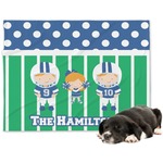 Football Dog Blanket - Large (Personalized)