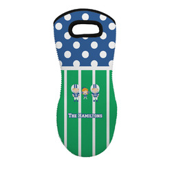 Football Neoprene Oven Mitt - Single w/ Multiple Names