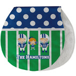 Football Burp Pad - Velour w/ Multiple Names