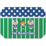 Football Dining Table Mat - Octagon (Single-Sided) w/ Multiple Names