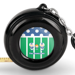 Football Pocket Tape Measure - 6 Ft w/ Carabiner Clip (Personalized)