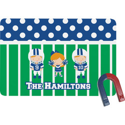 Football Rectangular Fridge Magnet (Personalized)