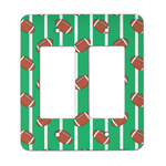 Football Rocker Style Light Switch Cover - Two Switch