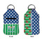 Football Sanitizer Holder Keychain - Small APPROVAL (Flat)