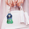 Football Sanitizer Holder Keychain - Small (LIFESTYLE)