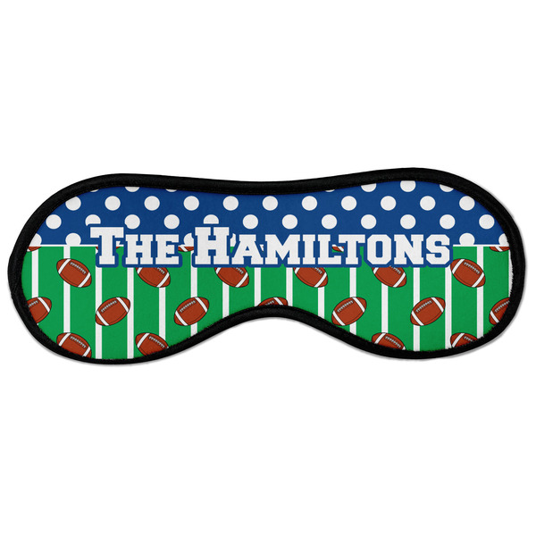 Custom Football Sleeping Eye Masks - Large (Personalized)