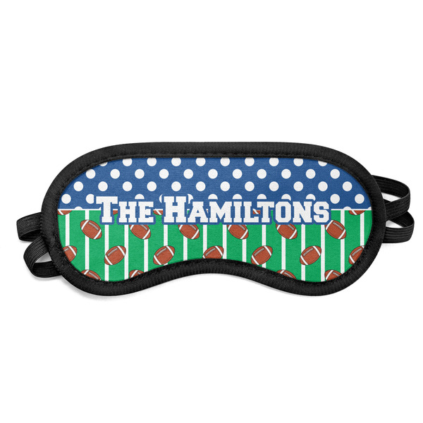 Custom Football Sleeping Eye Mask - Small (Personalized)