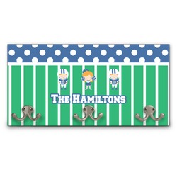 Football Wall Mounted Coat Rack (Personalized)