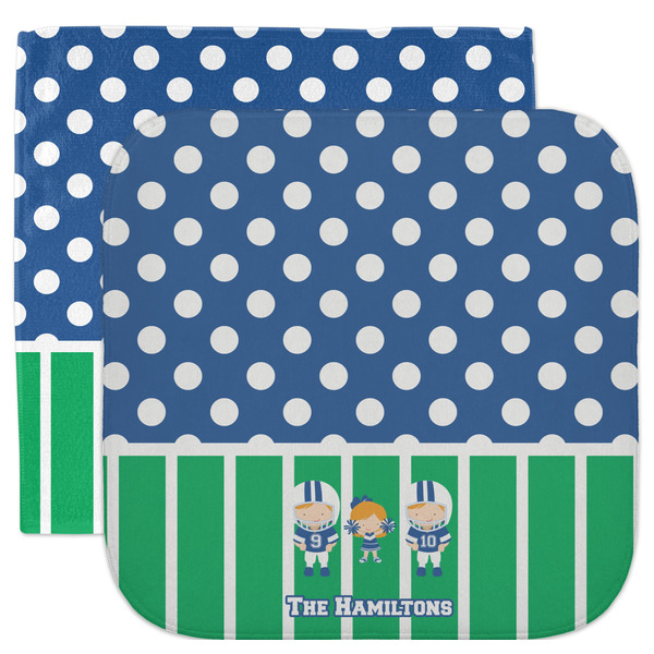 Custom Football Facecloth / Wash Cloth (Personalized)