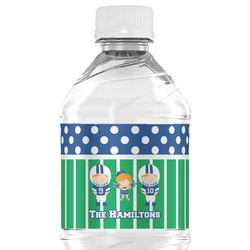 Football Water Bottle Labels - Custom Sized (Personalized)