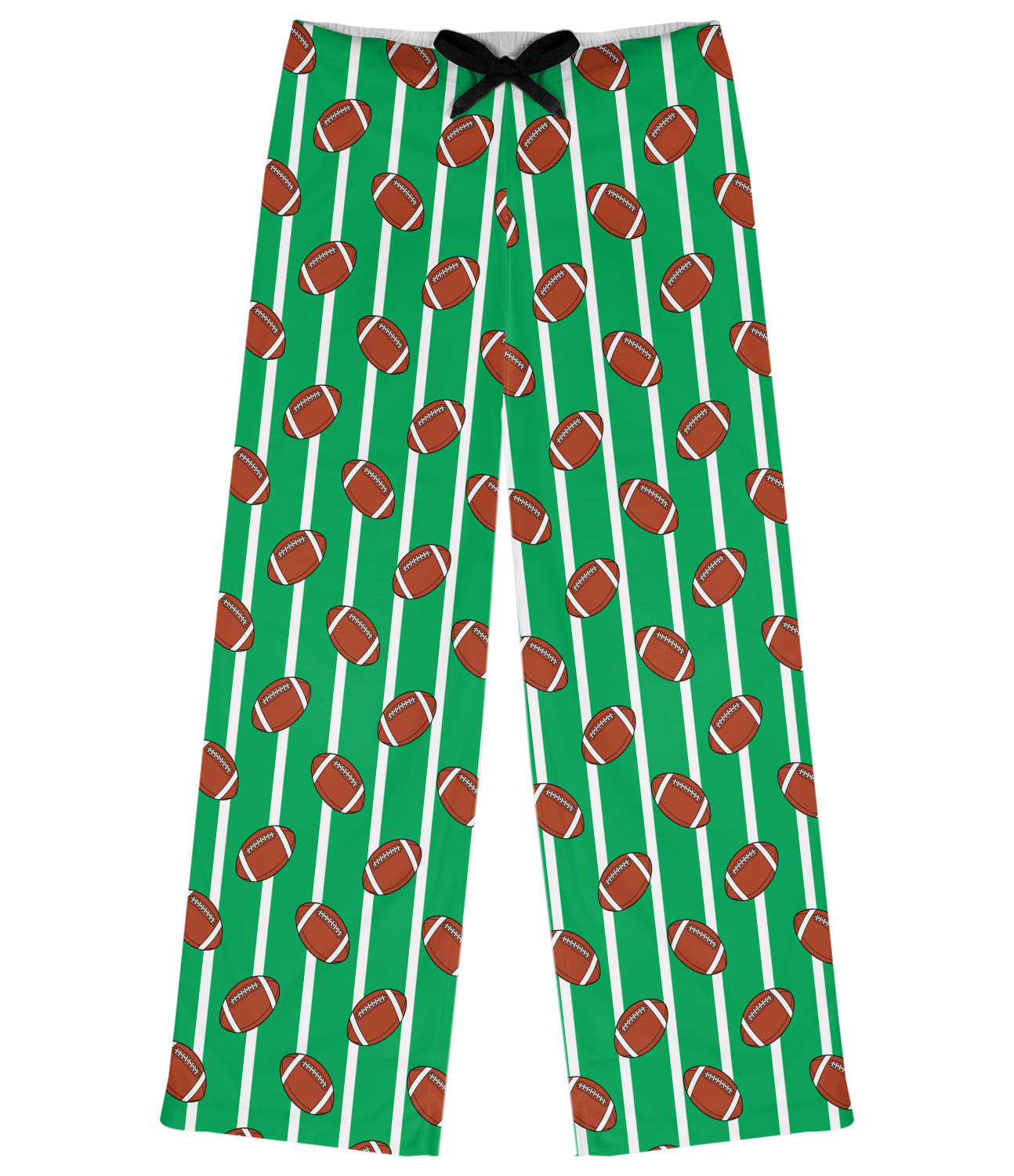 Football Design Custom Womens Pajama Pants