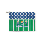 Football Zipper Pouch - Small - 8.5"x6" (Personalized)