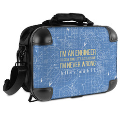Engineer Quotes Hard Shell Briefcase (Personalized)