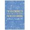 Engineer Quotes 20x30 - Canvas Print - Front View