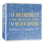 Engineer Quotes 3-Ring Binder - 2 inch (Personalized)