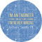 Engineer Quotes 5" Multipurpose Round Label - Single Sticker