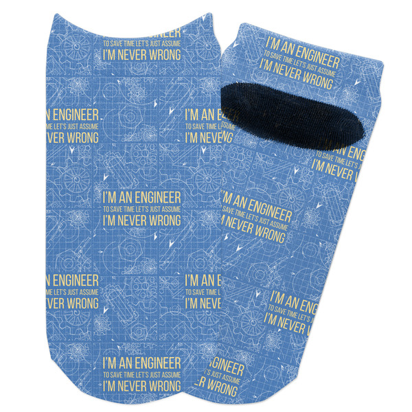 Custom Engineer Quotes Adult Ankle Socks