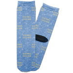 Engineer Quotes Adult Crew Socks