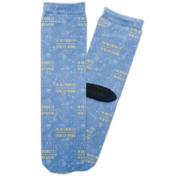 Engineer Quotes Adult Crew Socks