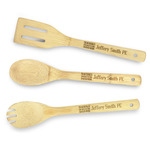 Engineer Quotes Bamboo Cooking Utensil Set - Double Sided (Personalized)