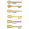 Engineer Quotes Bamboo Cooking Utensils Set - Single Sided- APPROVAL