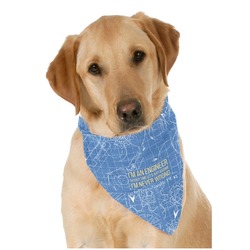 Engineer Quotes Dog Bandana Scarf w/ Name or Text