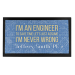 Engineer Quotes Bar Mat - Small (Personalized)