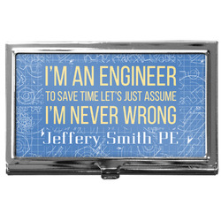Engineer Quotes Business Card Case