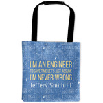 Engineer Quotes Auto Back Seat Organizer Bag (Personalized)