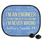 Engineer Quotes Car Sun Shade- Black