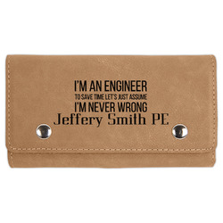 Engineer Quotes Cards & Dice Set - Light Brown (Personalized)