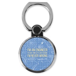 Engineer Quotes Cell Phone Ring Stand & Holder (Personalized)