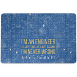 Engineer Quotes Dog Food Mat w/ Name or Text