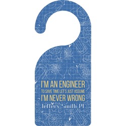 Engineer Quotes Door Hanger (Personalized)