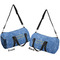 Engineer Quotes Duffle bag small front and back sides