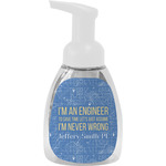 Engineer Quotes Foam Soap Bottle - White (Personalized)