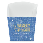 Engineer Quotes French Fry Favor Boxes (Personalized)