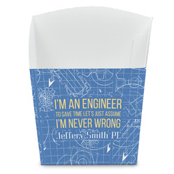 Engineer Quotes French Fry Favor Boxes (Personalized)