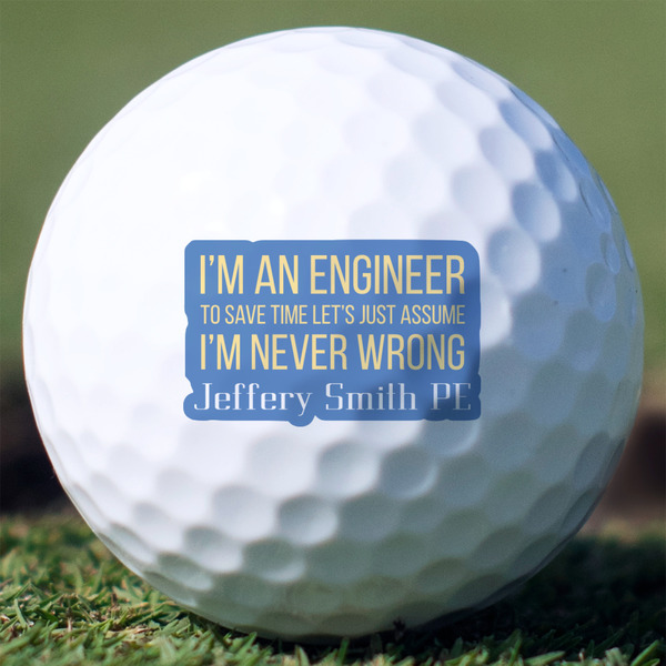 Custom Engineer Quotes Golf Balls - Titleist Pro V1 - Set of 3