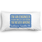 Engineer Quotes Pillow Case - King - Graphic (Personalized)