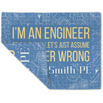 Engineer Quotes Double-Sided Linen Placemat - Single w/ Name or Text