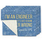 Engineer Quotes Linen Placemat - MAIN Set of 4 (single sided)