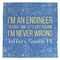 Engineer Quotes Microfiber Dish Rag - FRONT